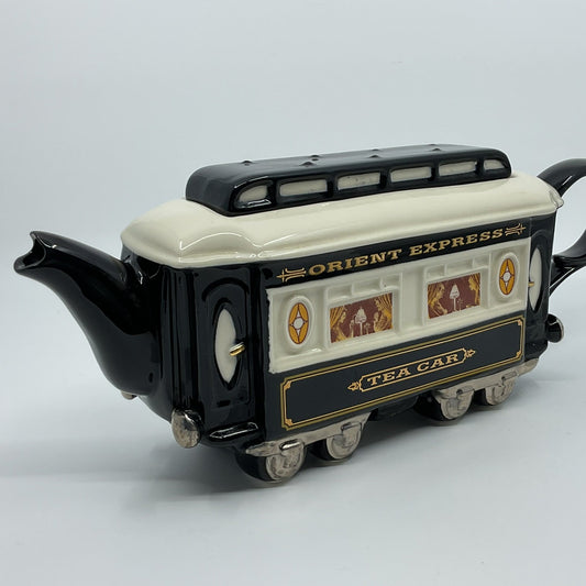 Ceramic Inspirations Orient Express Tea Car Carriage Tea Pot Limited Edition